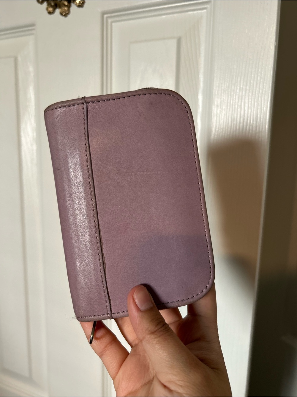 Vintage Coach Lavender Zip-Around Compact Clutch Wallet (Style 6901) - Picture 4 of 12
